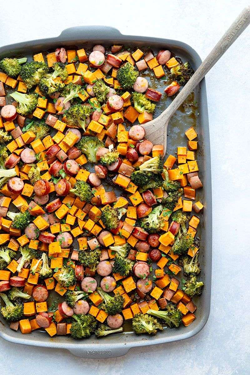 Honey Mustard Sausage and Sweet Potatoes
