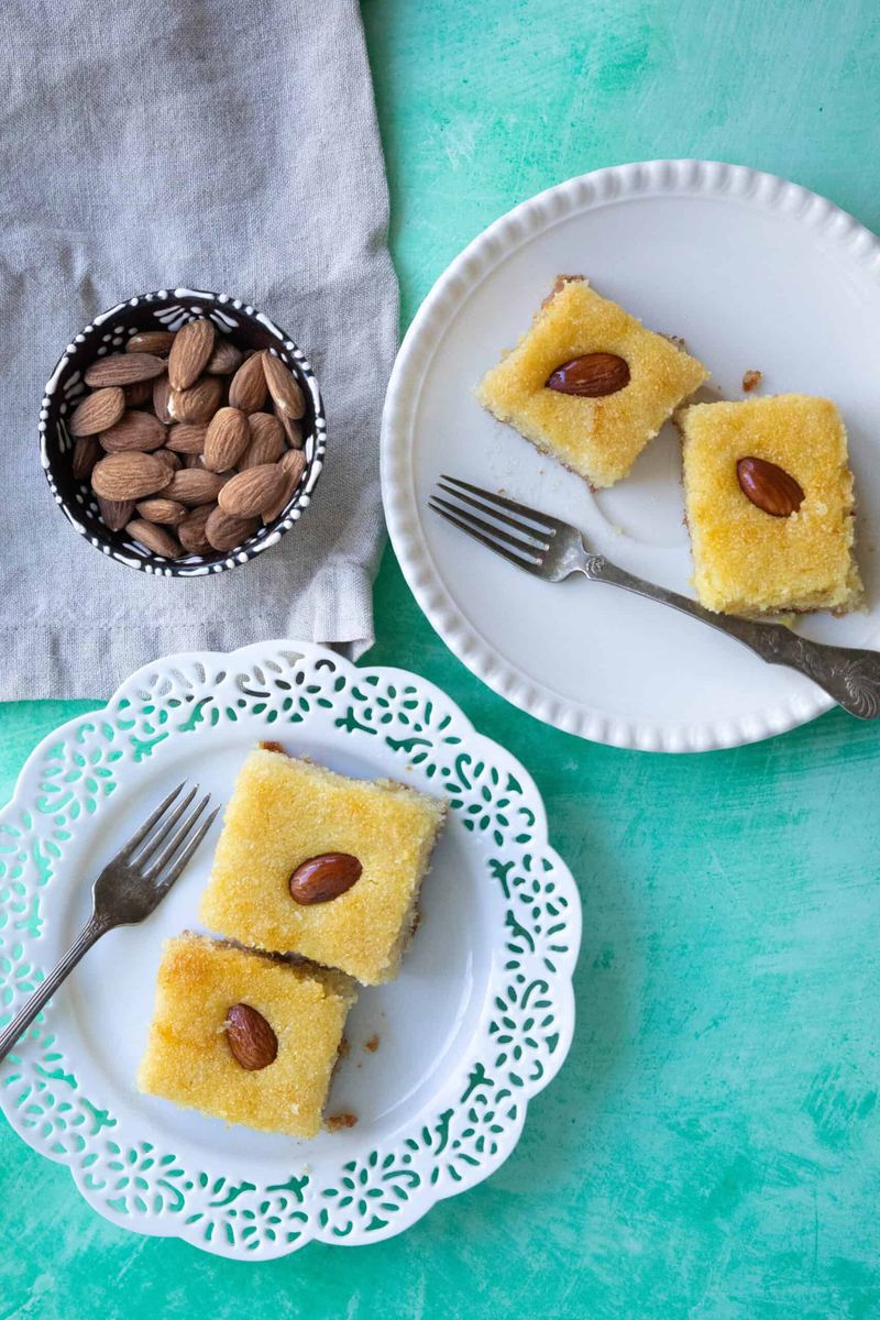 Basbousa Semolina Cake