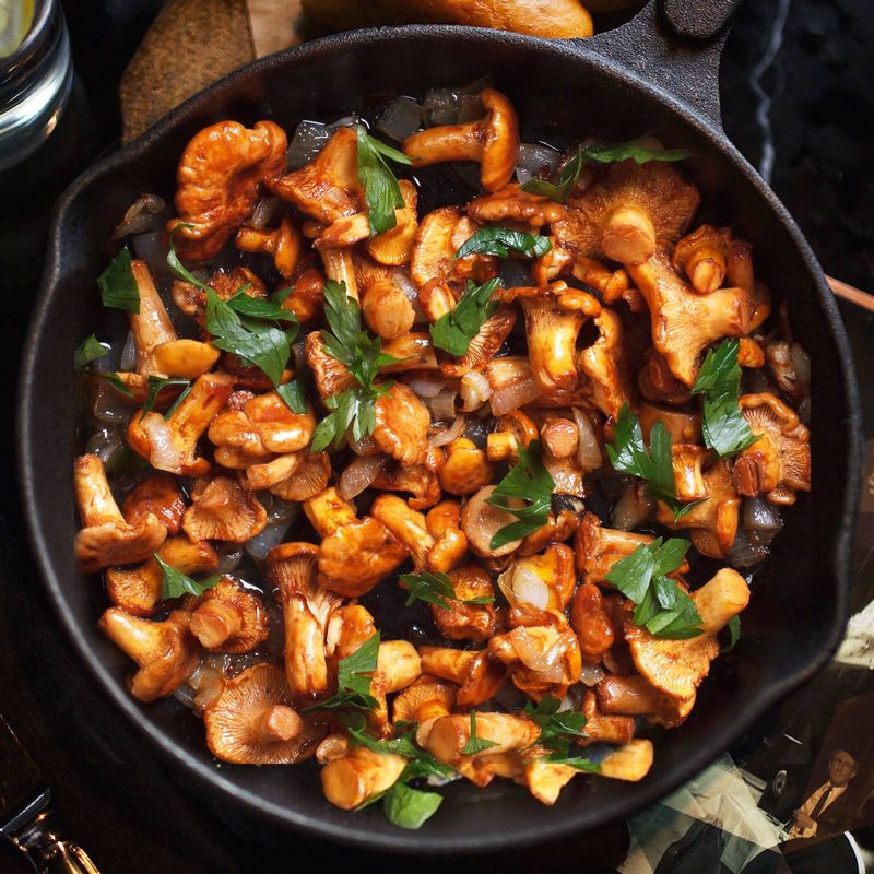 Chanterelles in Golden Butter