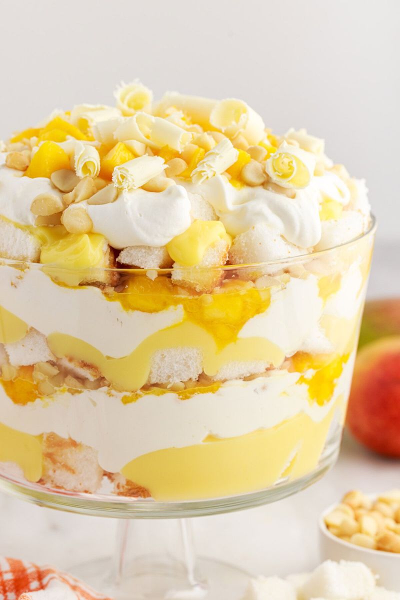 Mango Pineapple Tropical Trifle