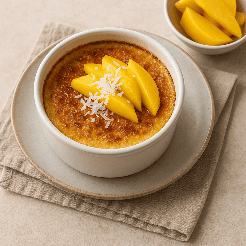 Mango Ginger Custard