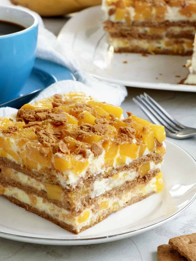 Filipino Mango Float Pudding