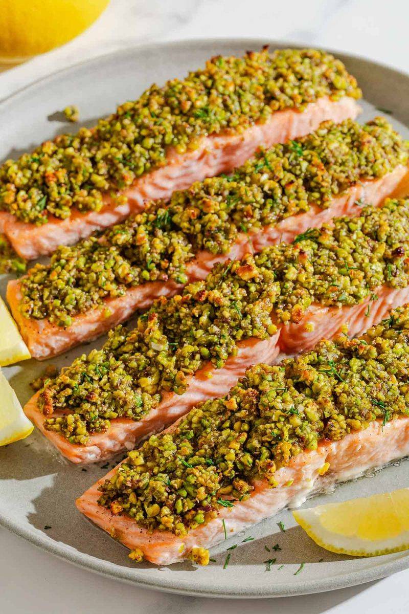 Pistachio Crusted Salmon