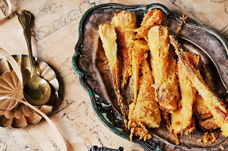 Parmesan Crusted Parsnips