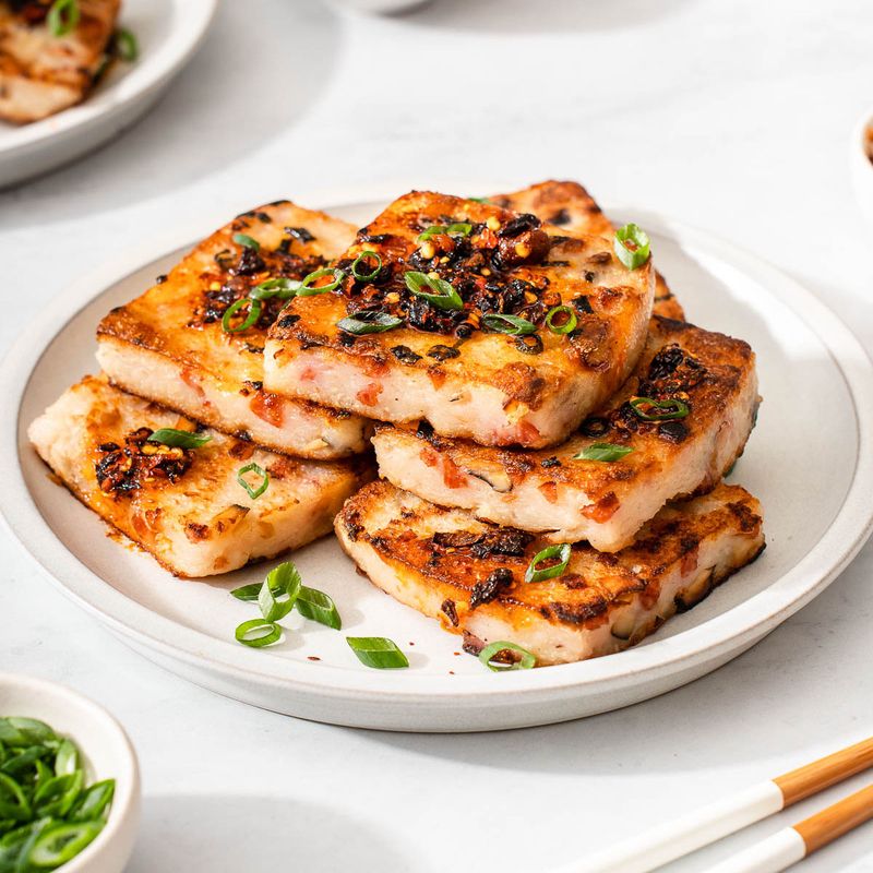 Turnip Cake Dim Sum Style