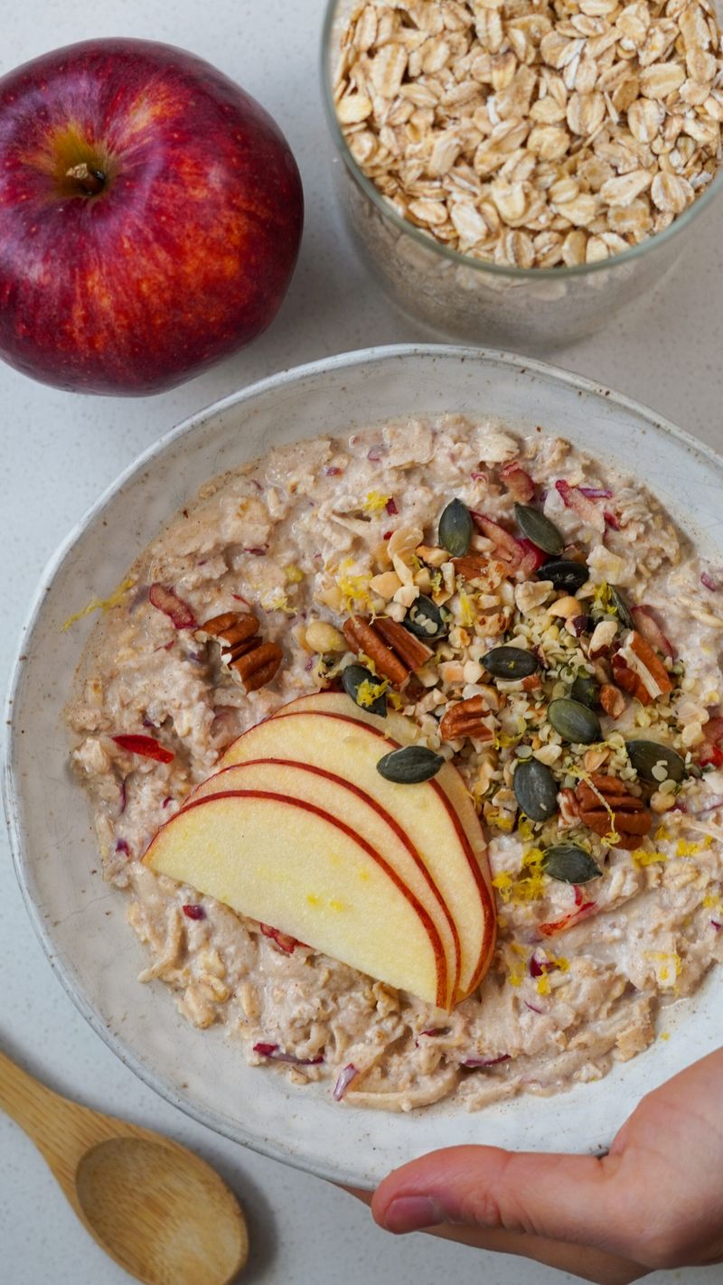 Grated Apple and Nutmeg