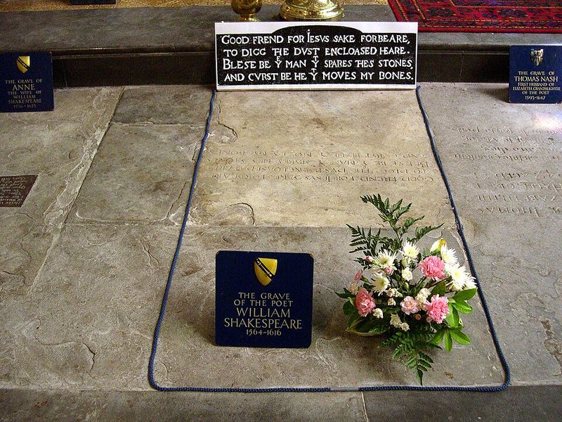 William Shakespeare's Church Grave