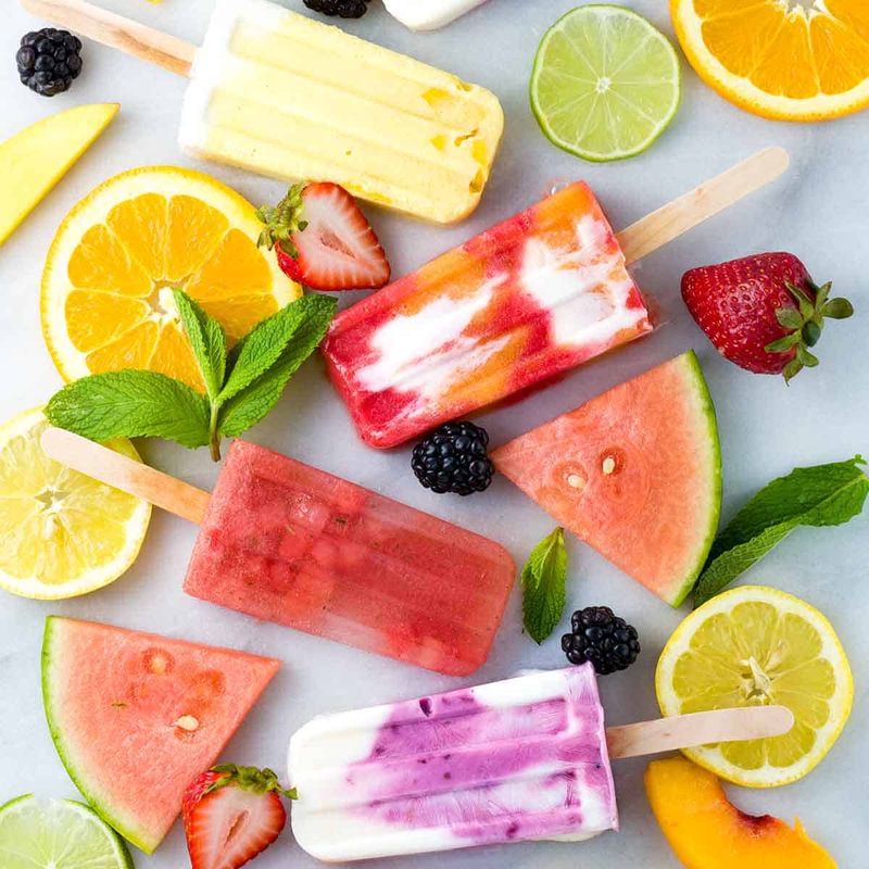Fruit Scrap Ice Pops