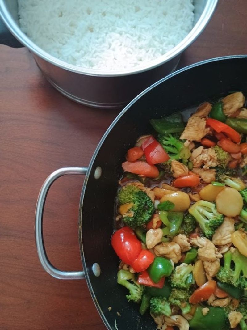Stir-Fry in a Big Wok