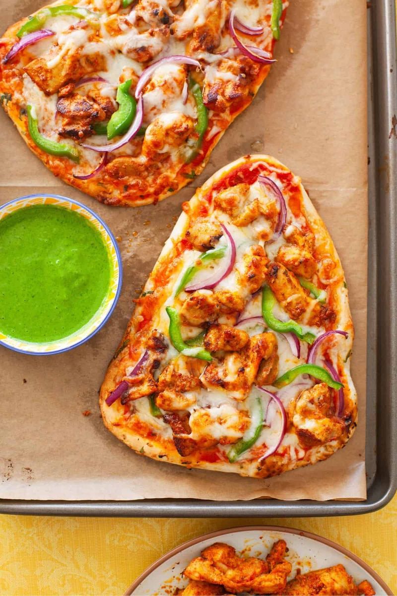 Chicken Tikka Naan Flatbread