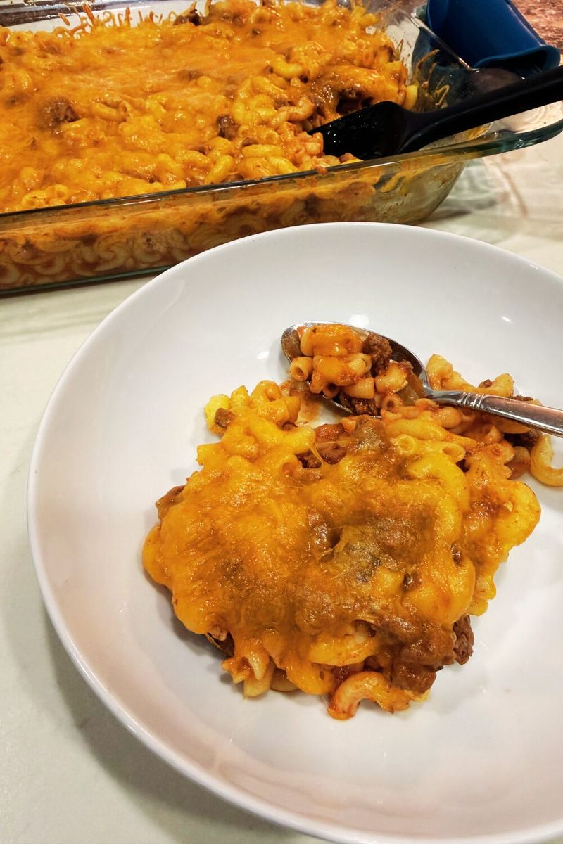 Sloppy Joe Pasta Bake
