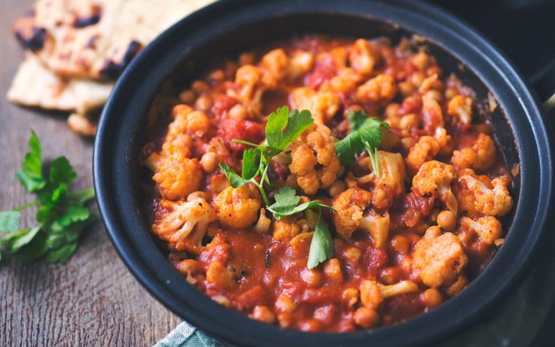 Moroccan Cauliflower Tagine
