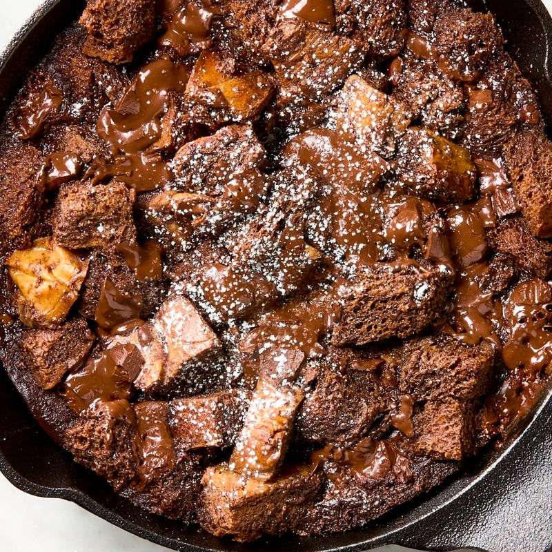 Chocolate Bread Pudding