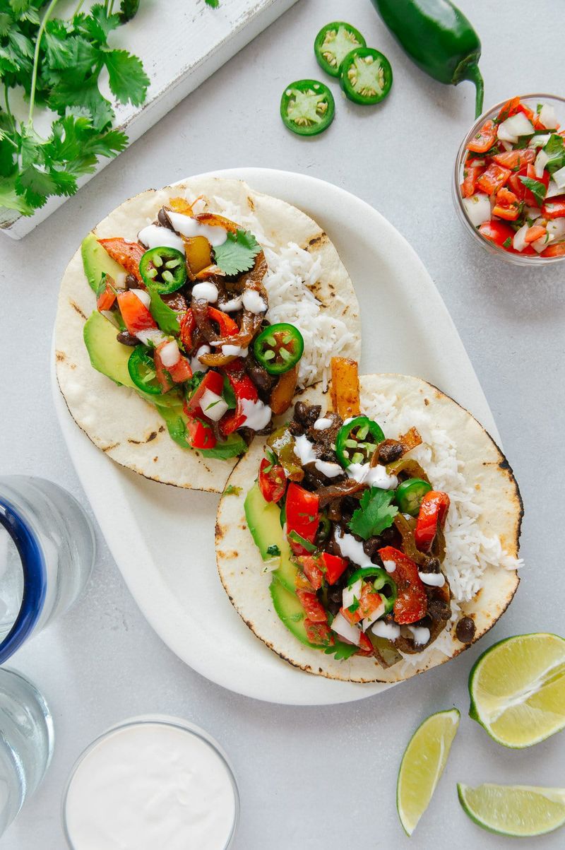 Halloumi-Free Veggie Fajitas