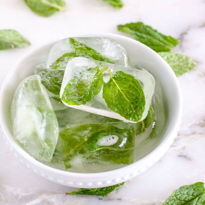 Frosty Mint Ice Cubes