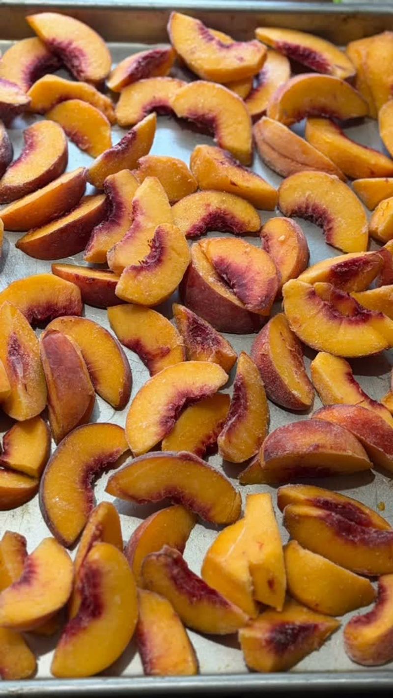 Frozen Peach Slices