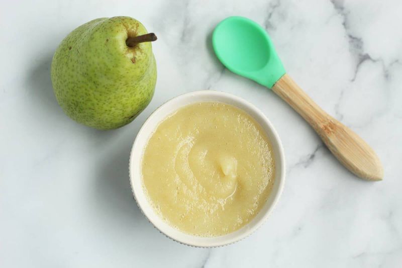 Mashed Bananas or Stewed Pears