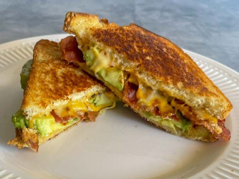 Avocado Bacon Toastie
