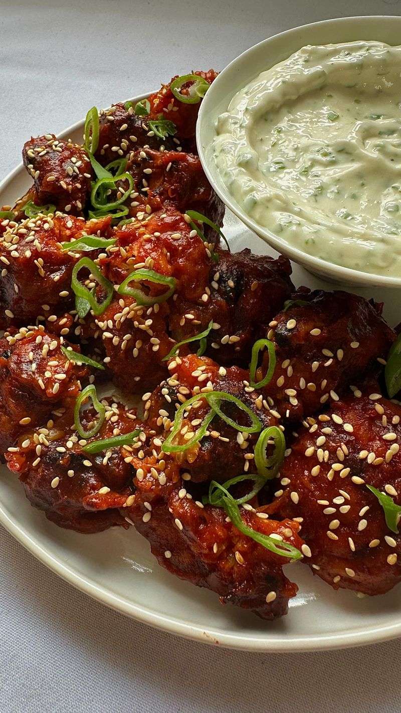 Korean-Style Gochujang Cauliflower Wings