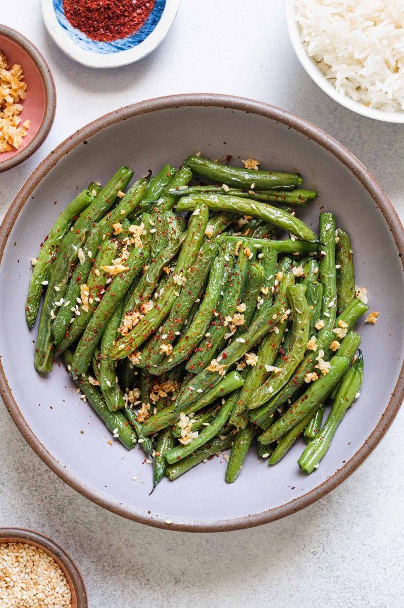 Garlicky Green Beans