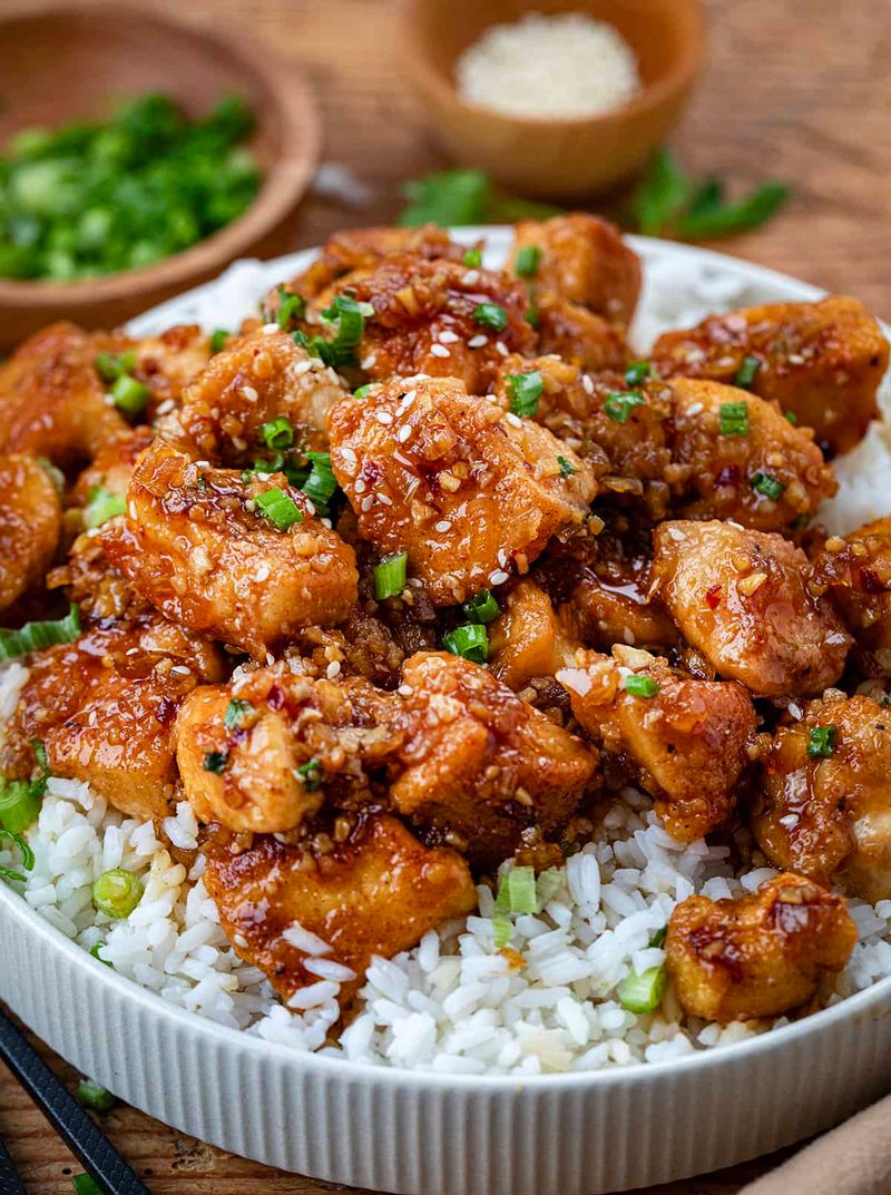 Honey Garlic Chicken Bites
