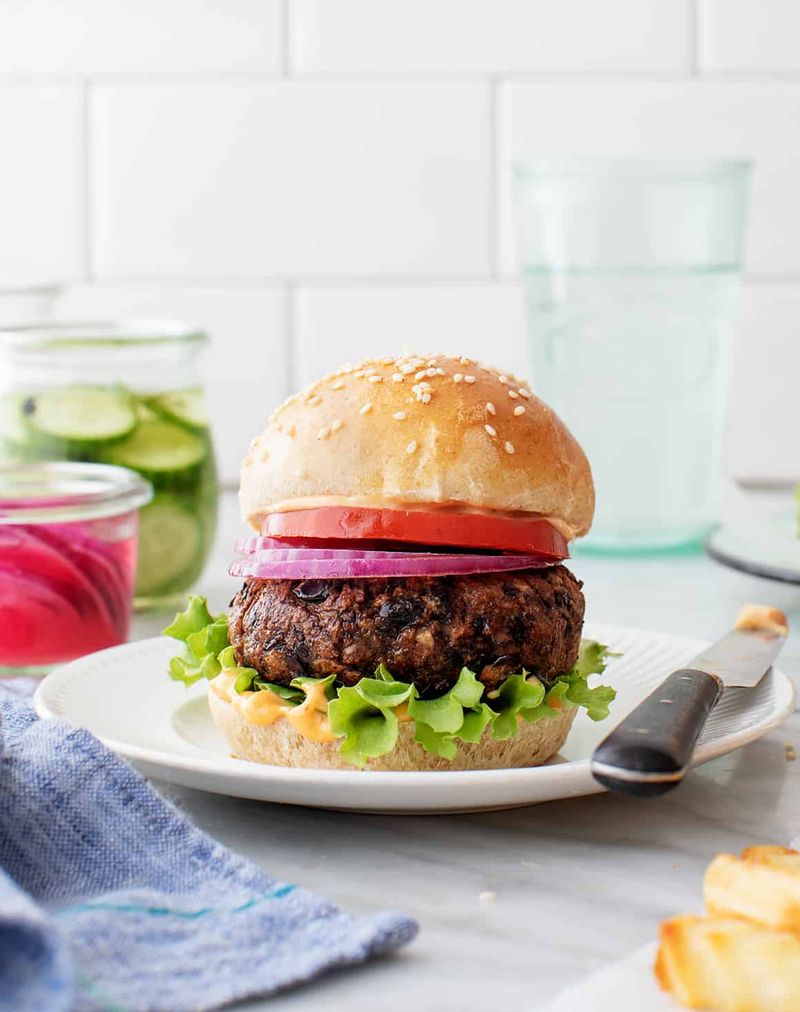 Homemade Bean Burgers