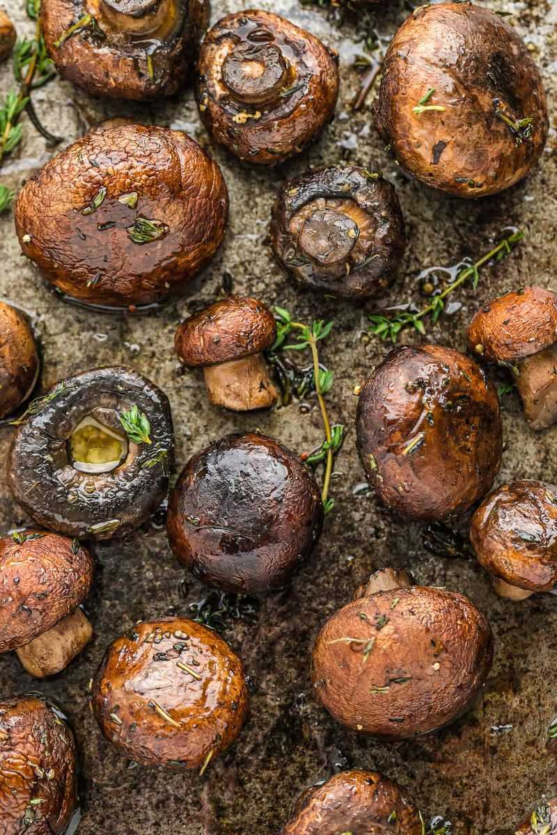 Roasted Mushrooms with Thyme