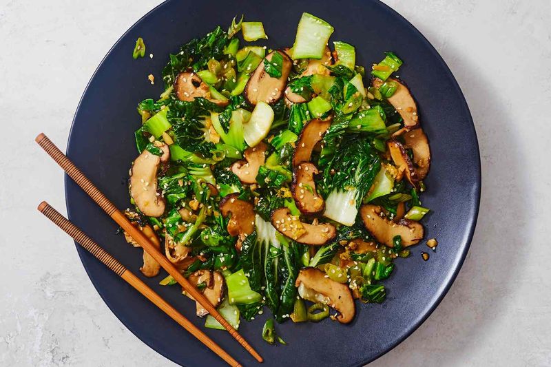 Asian Mushroom Stir-Fry