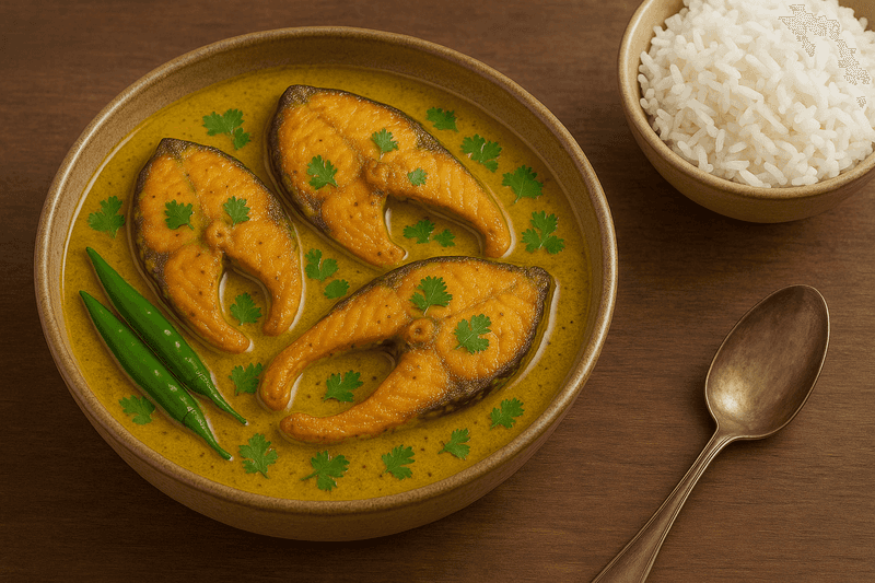Bengali Mustard Fish Curry