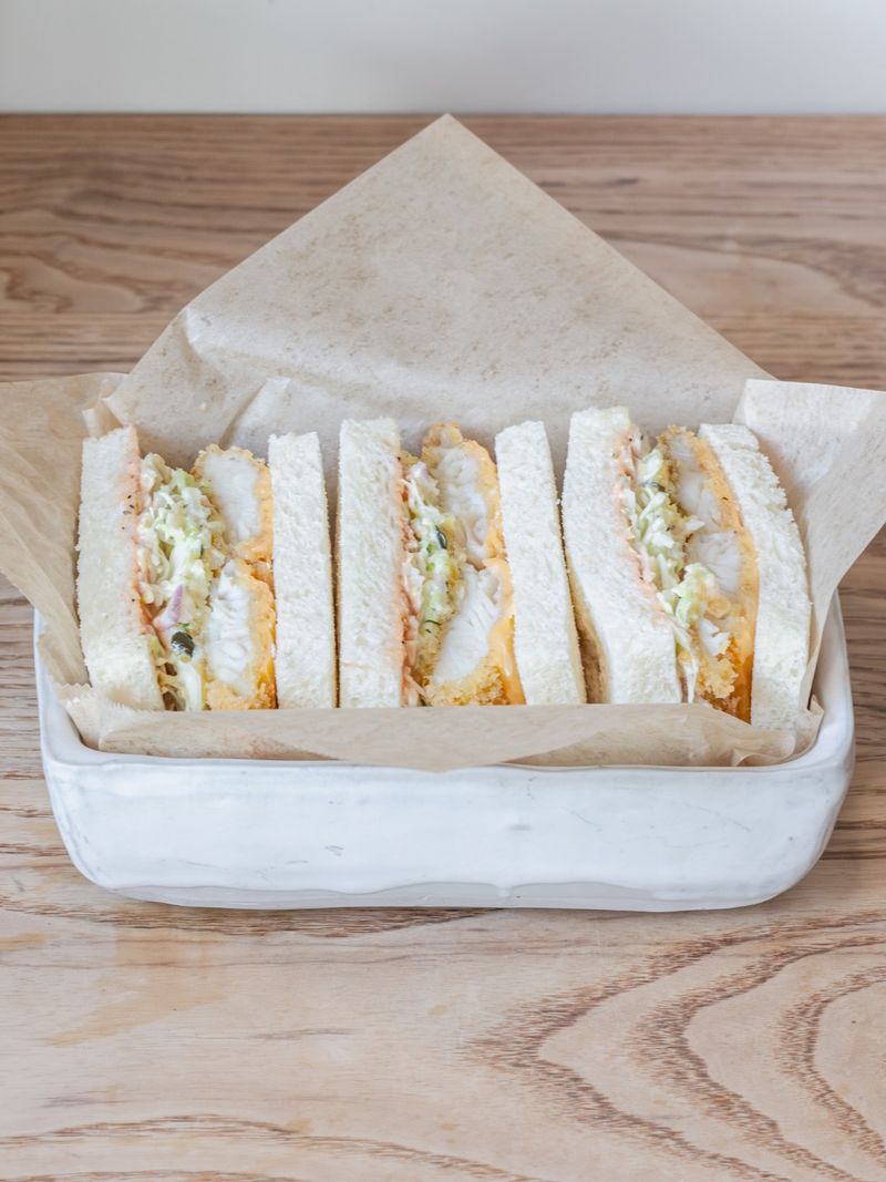 Japanese Fish Katsu Sando