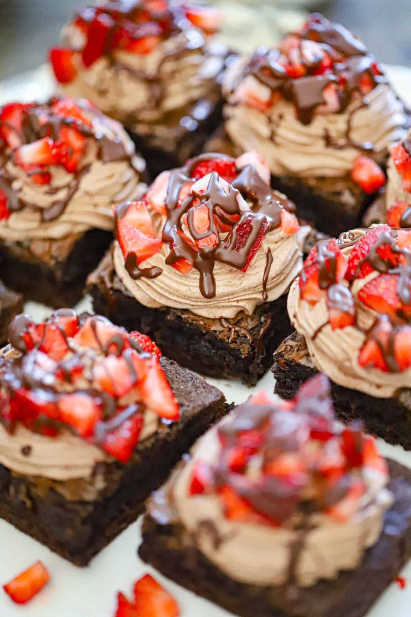 Brownie Bites with Toppings