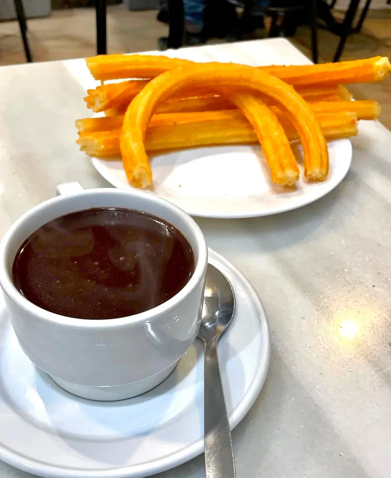 Churros in Madrid, Spain