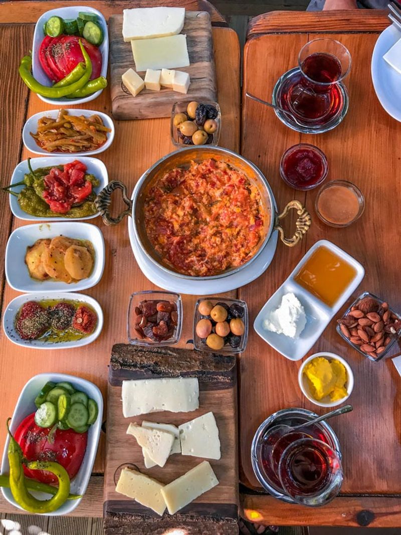 Turkish Kahvaltı Spread
