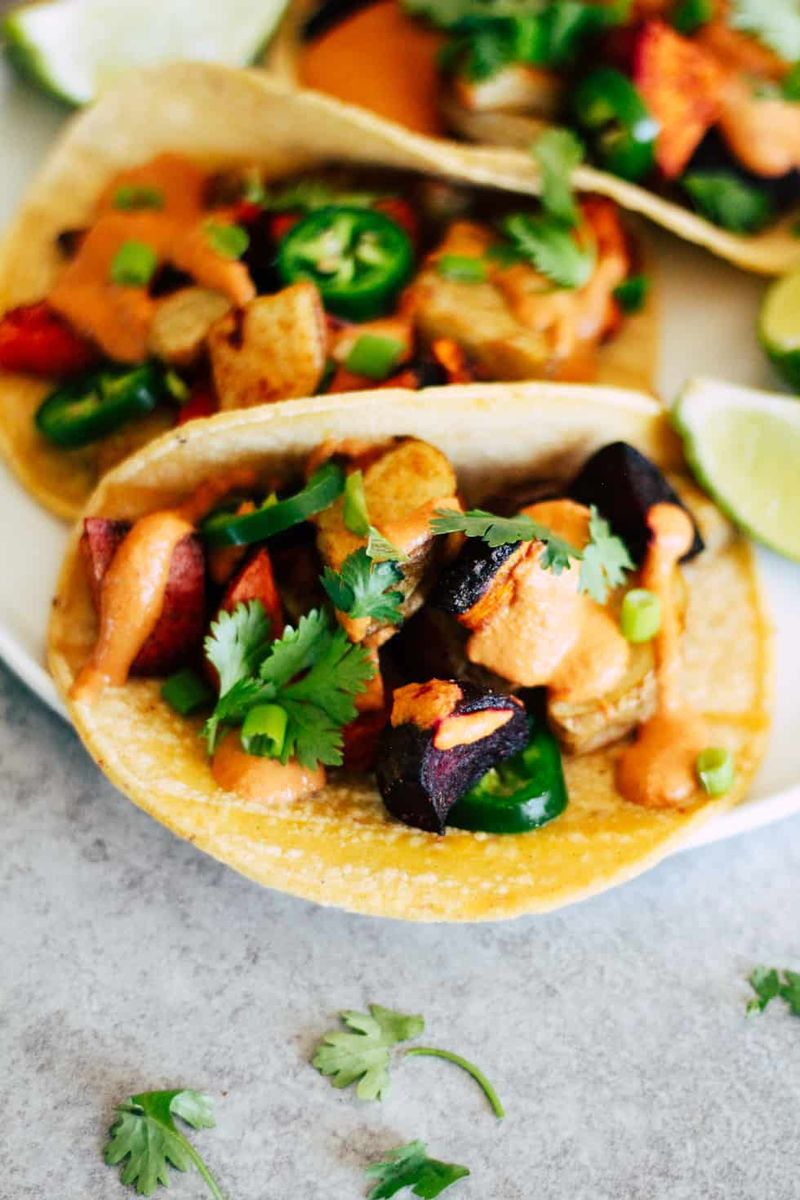 Spicy Parsnip Tacos