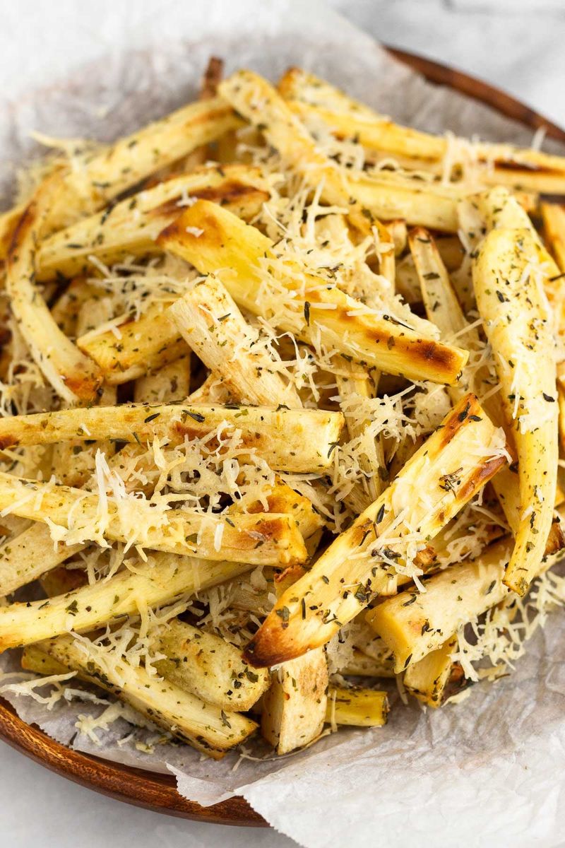 Parmesan Crusted Parsnips