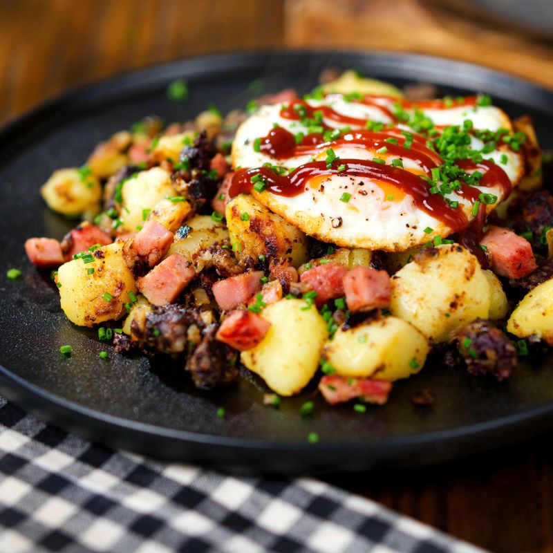 Parsnip And Bacon Hash