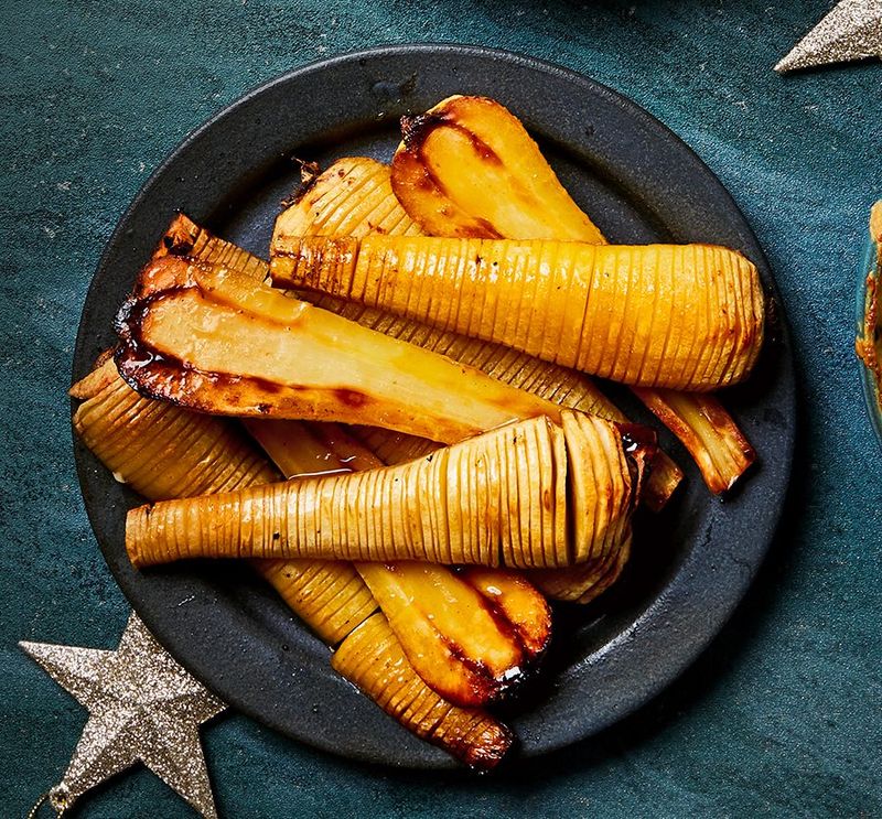 Hasselback Parsnips