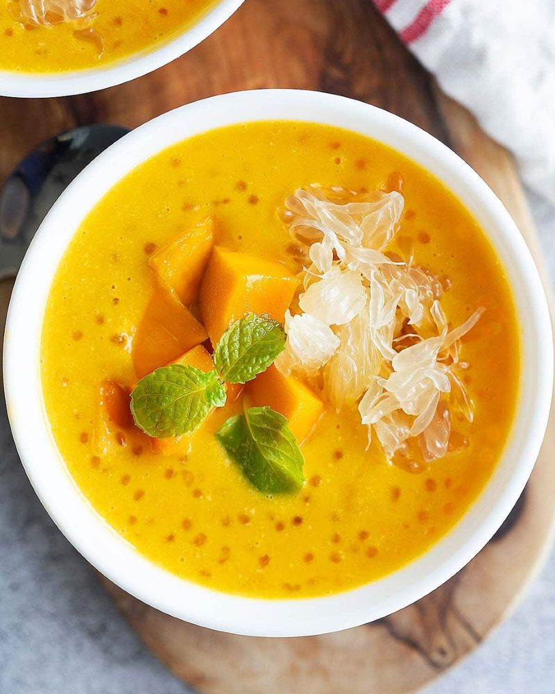 Mango Sago With Pomelo