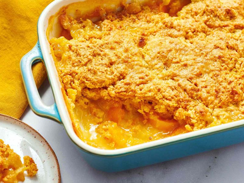 Peach Dump Cake
