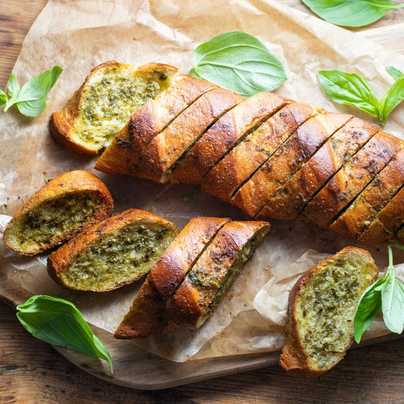 Basil Garlic Bread