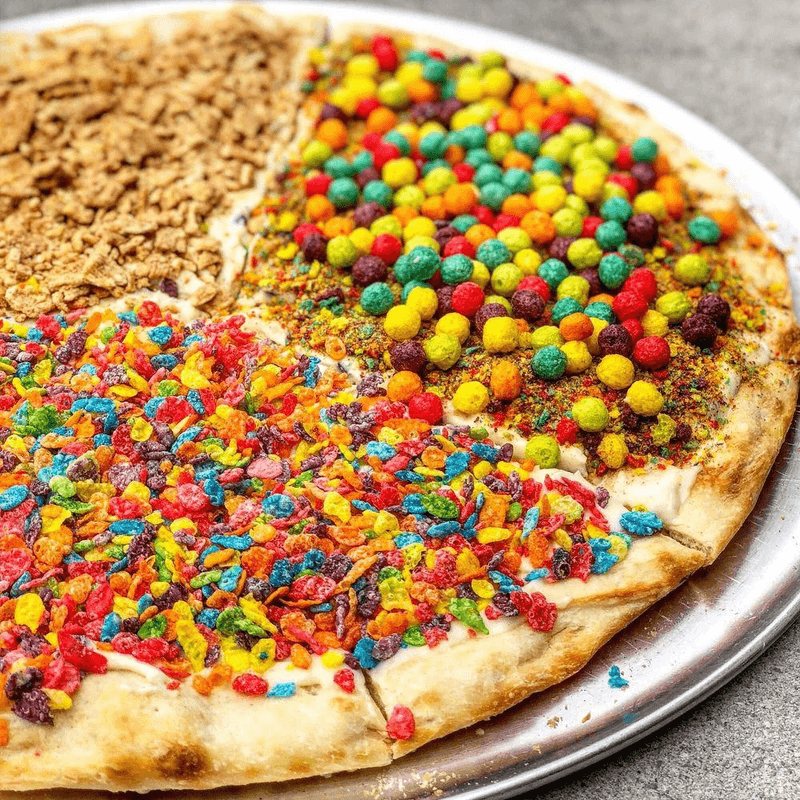 Breakfast Cereal Pizza