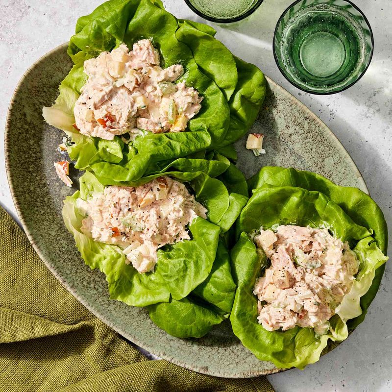Tuna Salad Lettuce Cups
