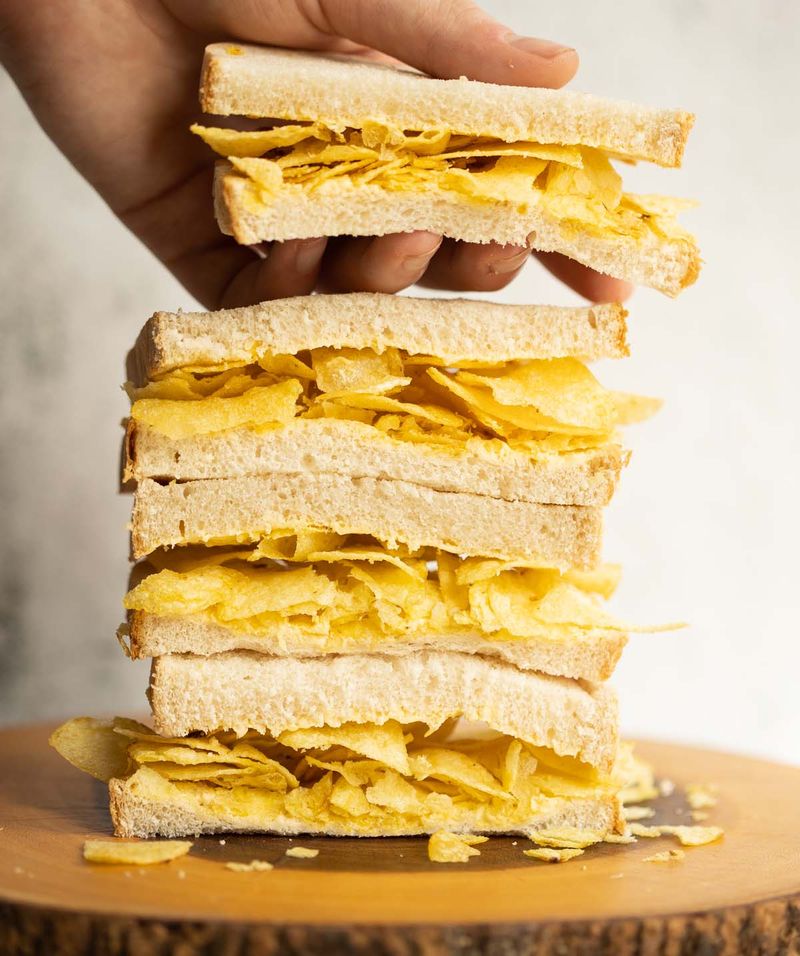 Chips Inside a Sandwich