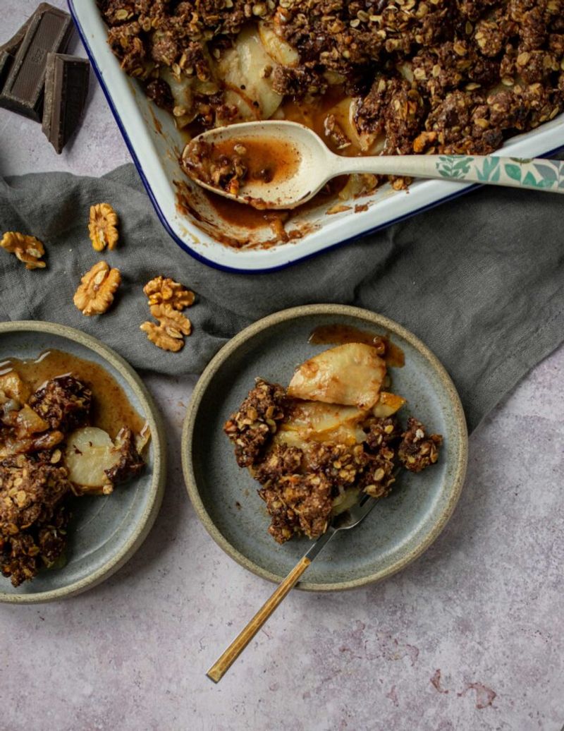 Chocolate Apple Crisp