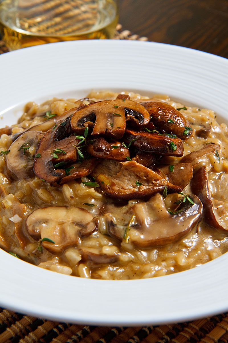 Mushroom Risotto With Dried Porcini
