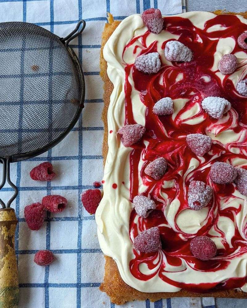 Raspberry Ripple Cake