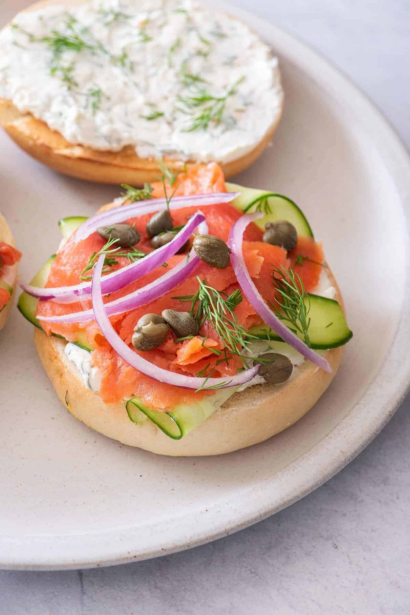 Smoked Salmon Bagel Plate