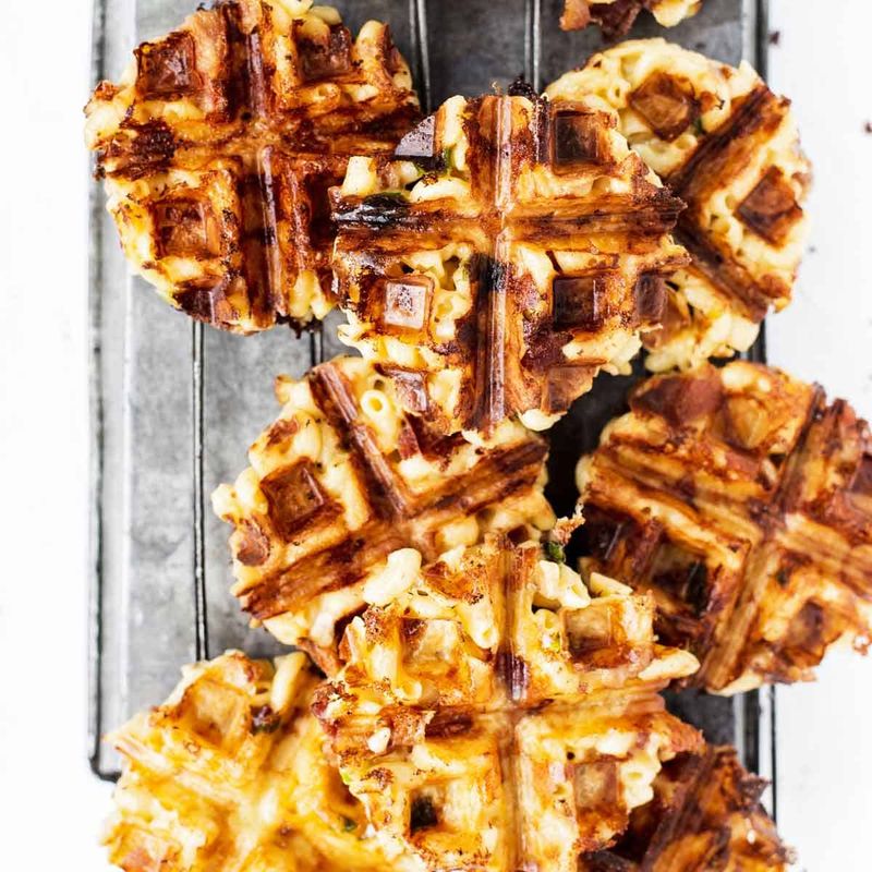 Mac and Cheese Waffles