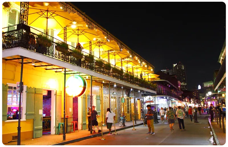 Bourbon Street: New Orleans Turns Up the Music
