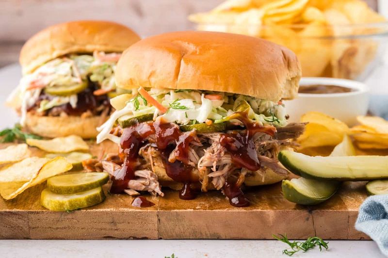 Bread and Butter Pickle Pulled Pork